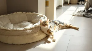 « J'ai acheté le panier le plus cher » : pourquoi mon chat préfère quand même dormir par terre