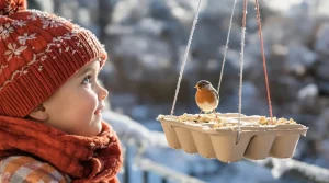 Ne jetez plus vos boîtes d’œufs : au jardin, elles attirent les oiseaux pendant tout l’hiver