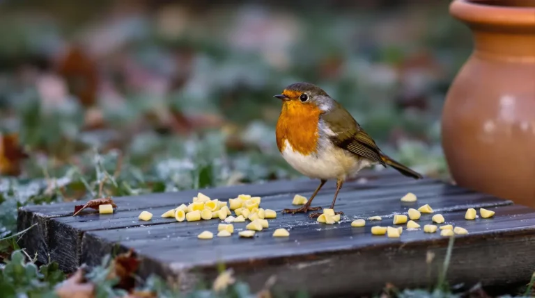 Rouges-gorges au jardin : ce soir, mettez dehors cet aliment de base à 3 centimes, que la plupart des jardiniers oublient Rouges-gorges au jardin : ce soir, mettez dehors cet aliment de base à 3 centimes, que la plupart des jardiniers oublient