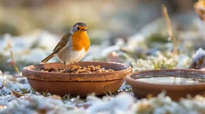 Rouges-gorges : ces deux aliments tout simples au jardin cet hiver les font revenir encore et encore chez vous