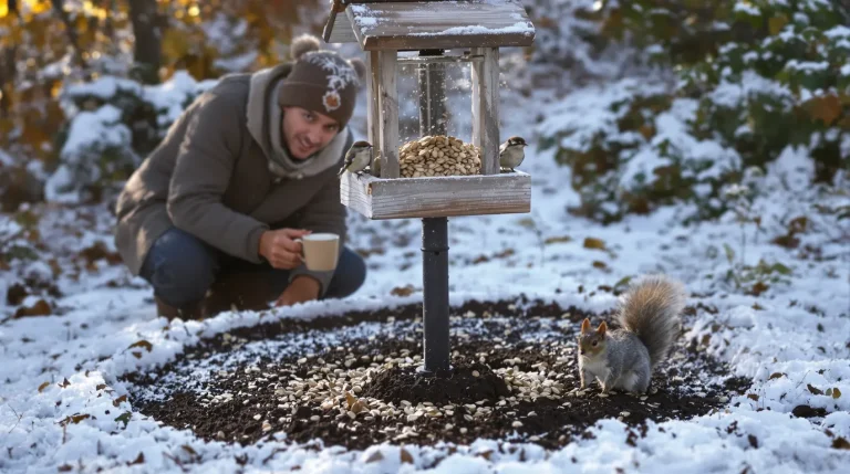 Pourquoi les jardiniers saupoudrent désormais du café sur les mangeoires à oiseaux
